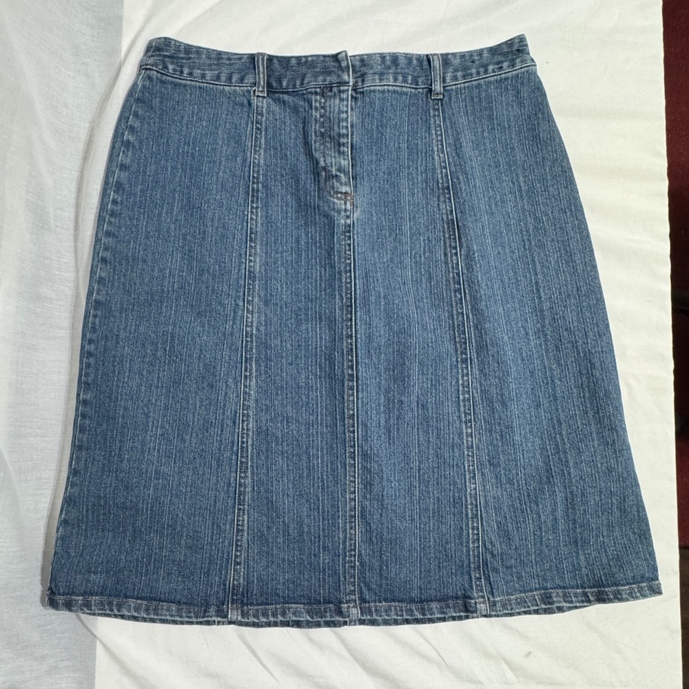 Geoffrey Beene Sport Denim skirt Y2K Size 12